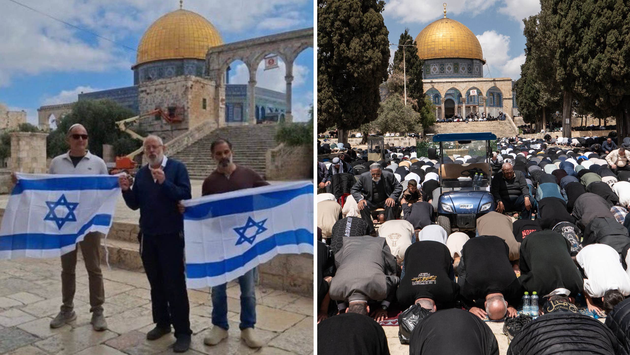 Bosättare stormade al-Aqsa-moskén i Jerusalem