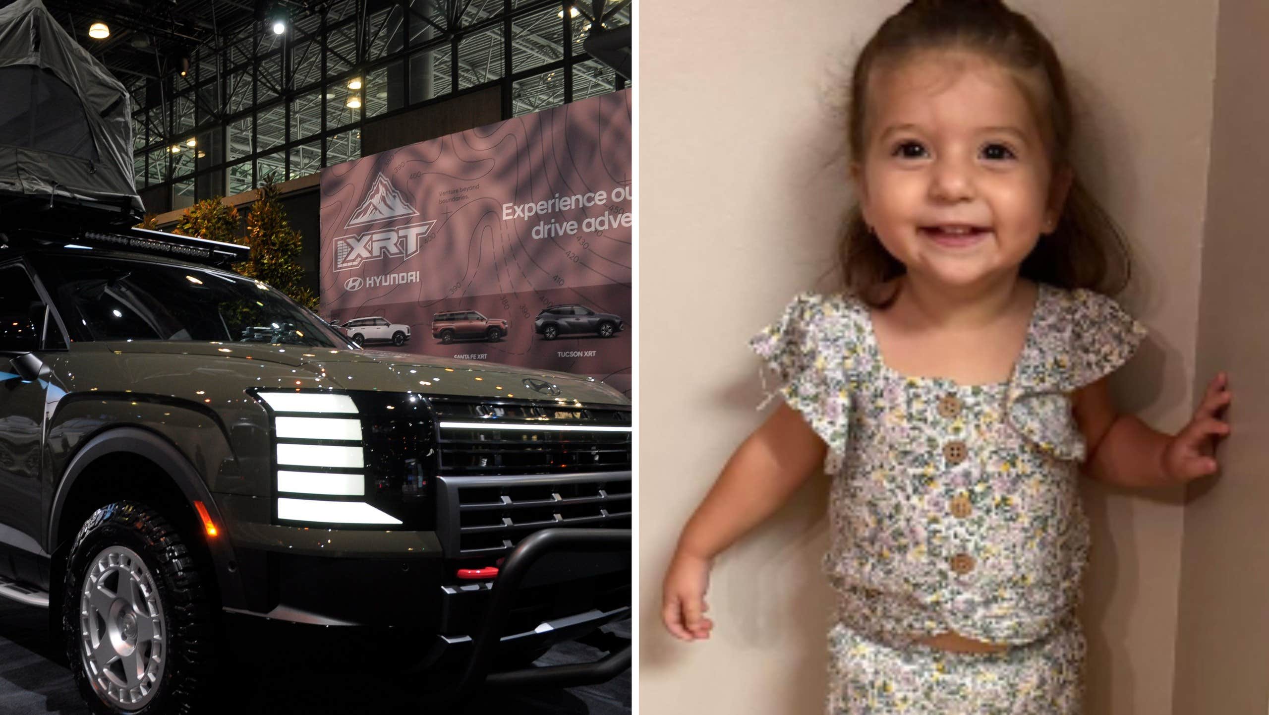 Lucia, 2, klämdes till döds av bilsätet