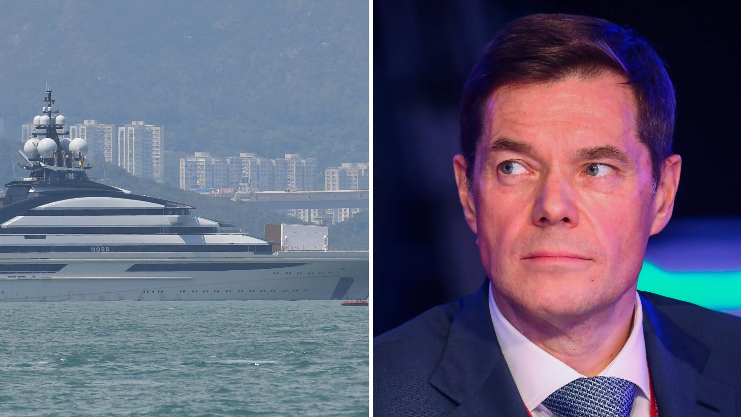 Putin-kopplad yacht i sundet trots blockader
