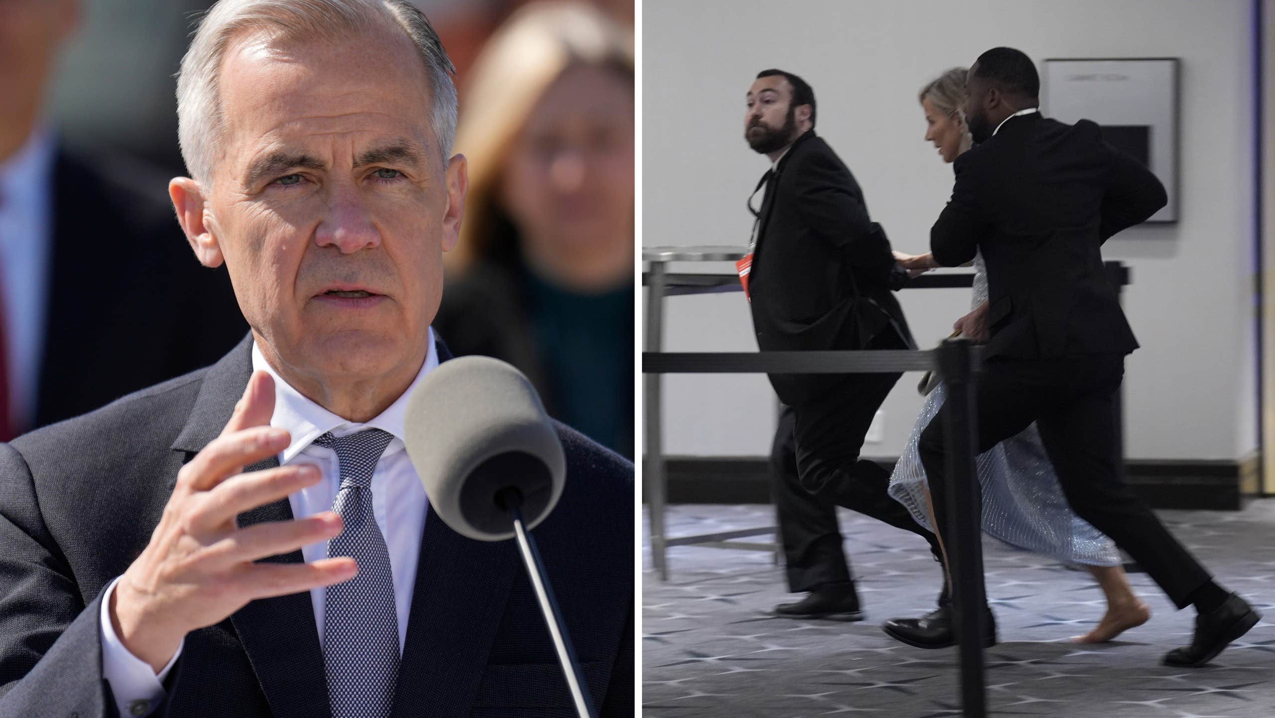 Världsledare fördömer skjutningen vid korrespondentmiddagen i Washington