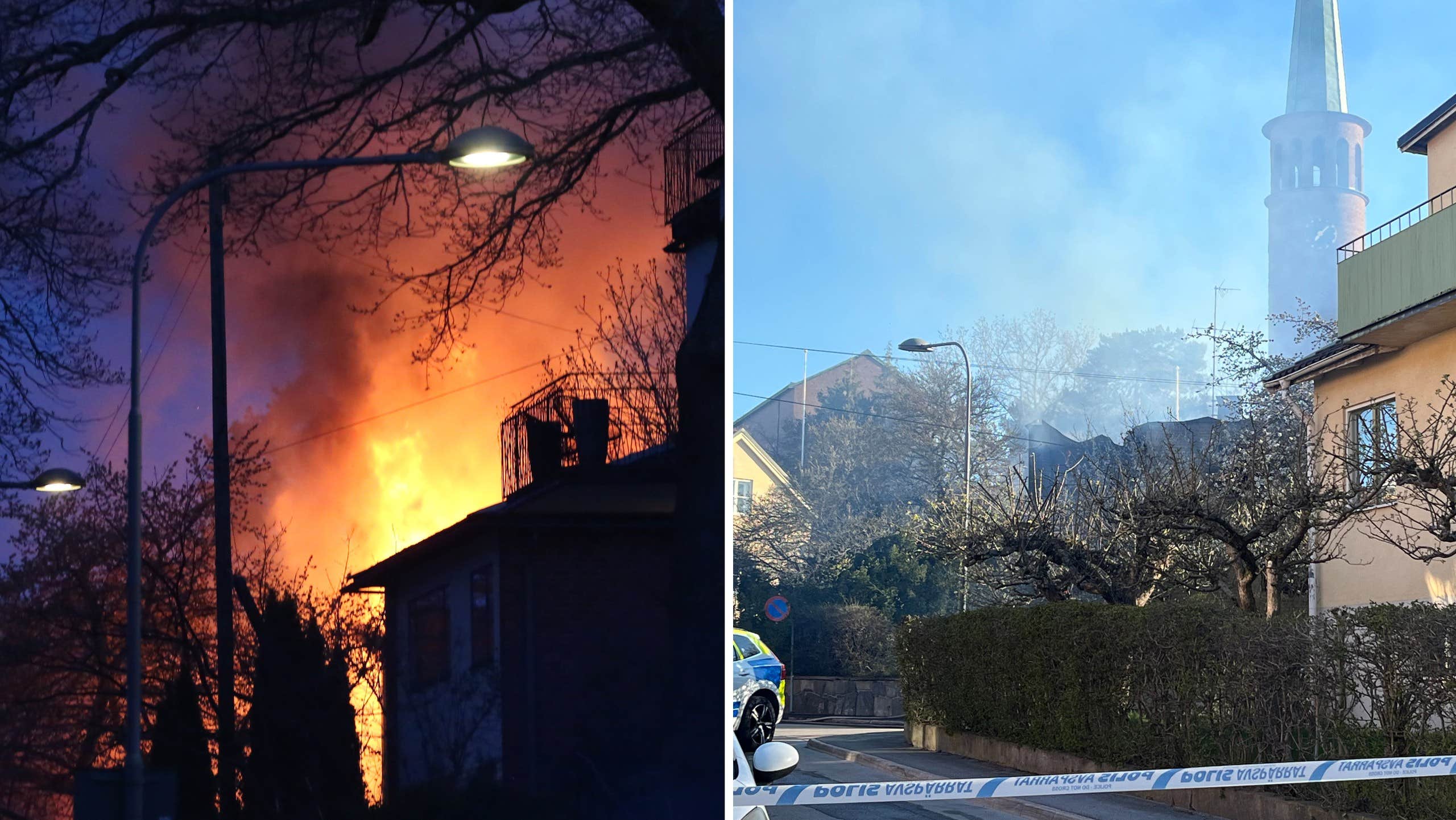 Skräcken för misstänkt ö-pyroman