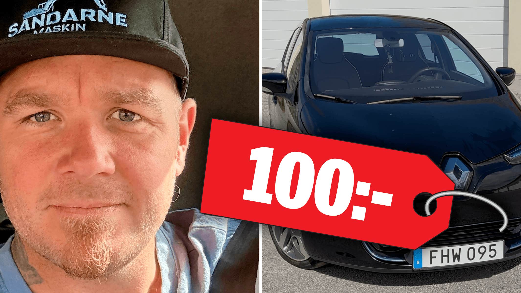 Robin från Söderhamn köpte ny elbil – för 100 kronor: ”Overkligt”