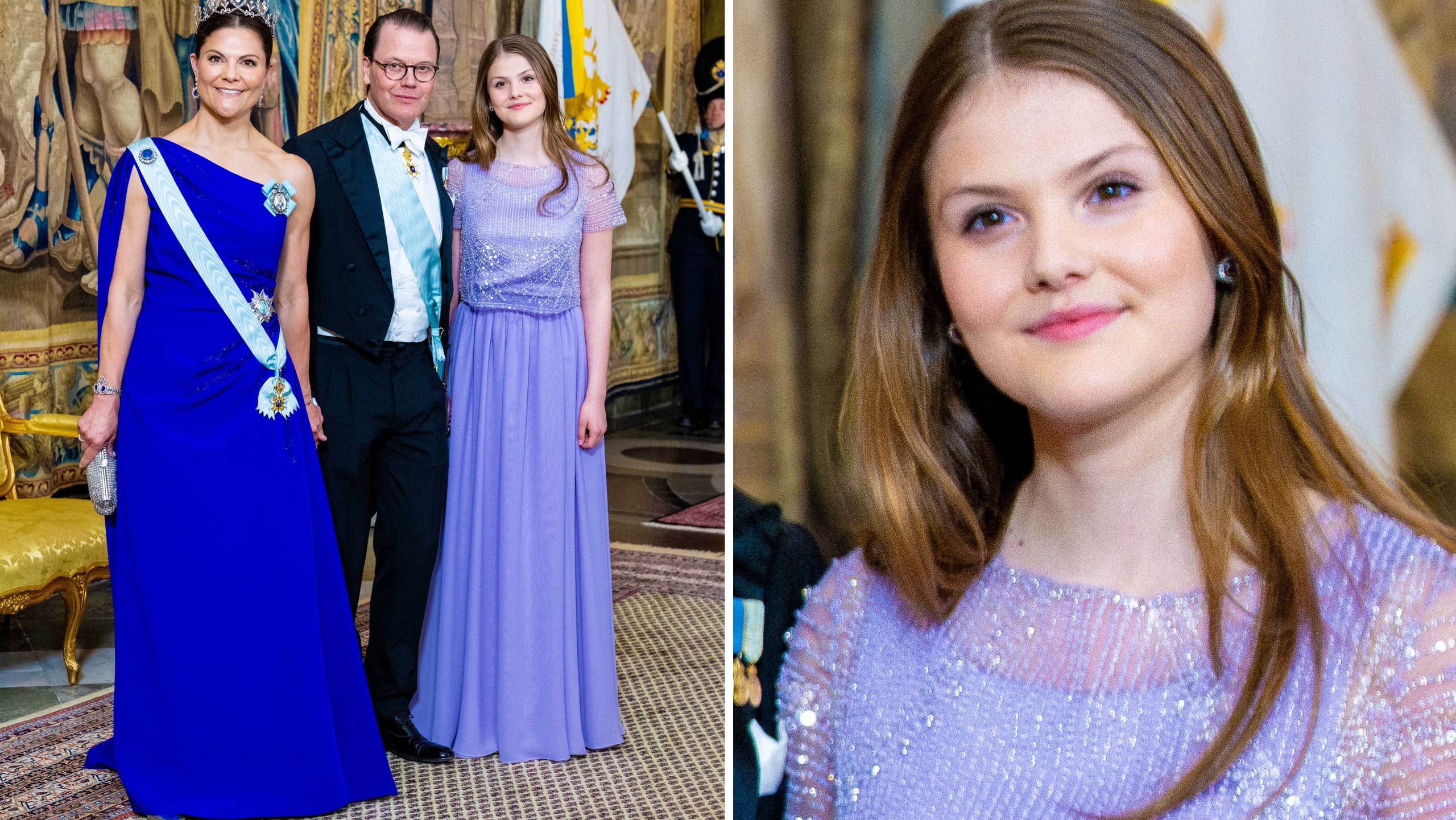 Estelles klädval på galadebuten