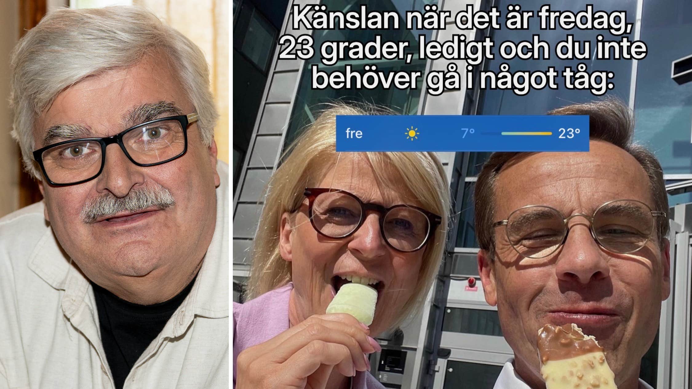 Kristerssons och Svantessons glassbild väcker ilska