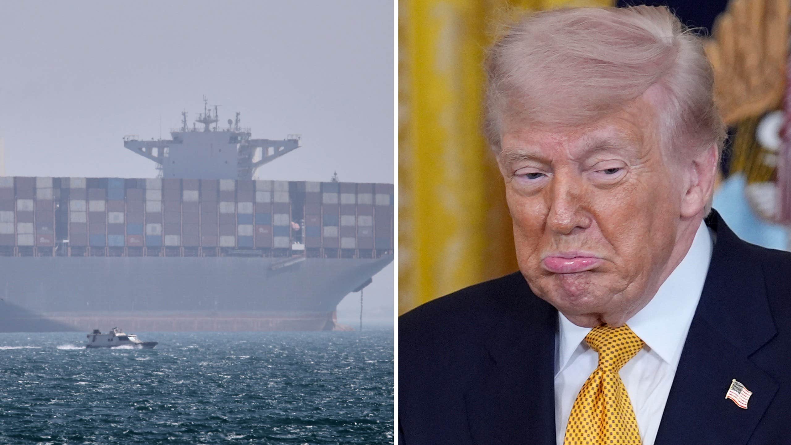 Trump hotades av allierad – då vände han tvärt