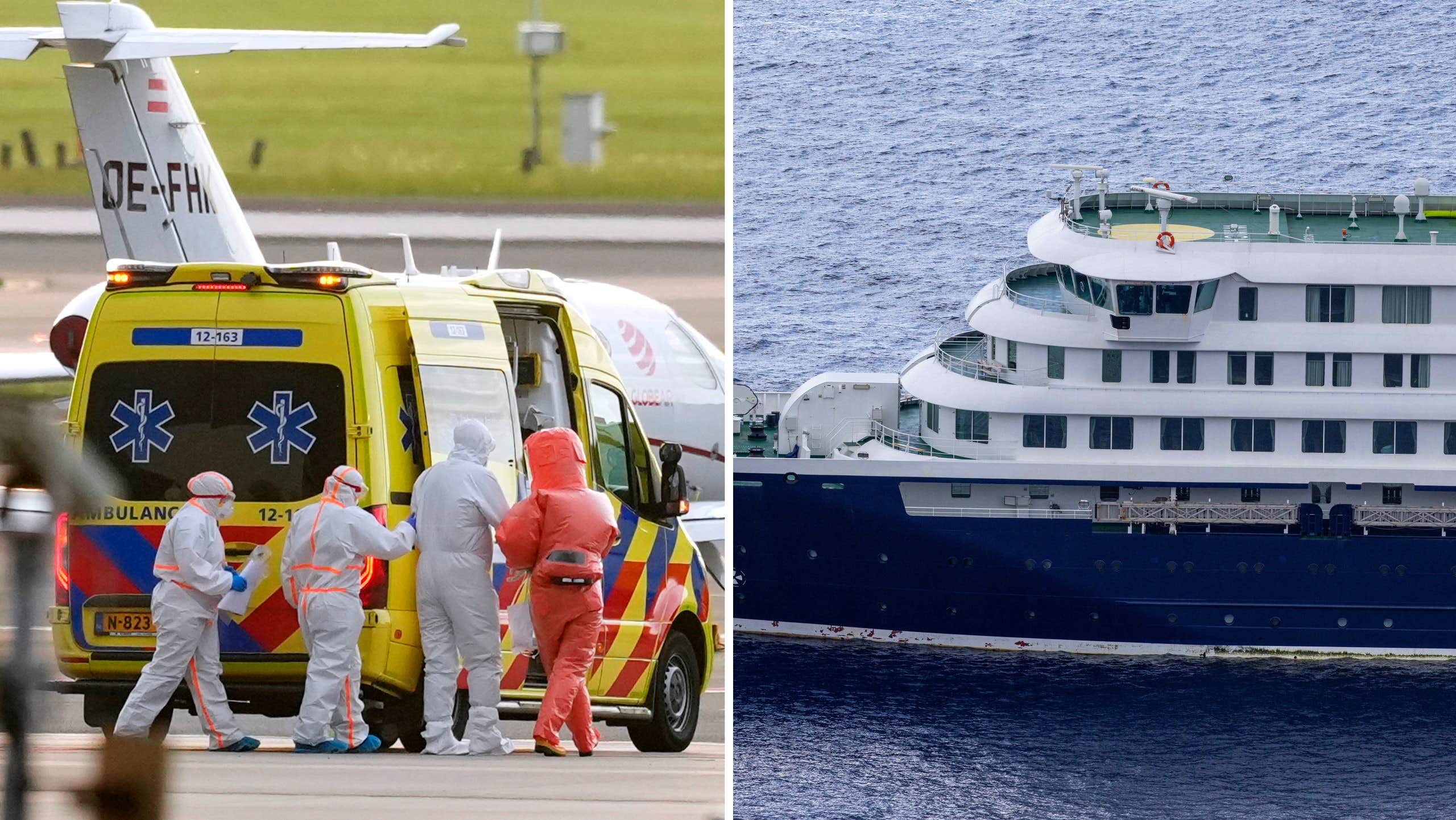 Hade skräckviruset – sattes på flygplan