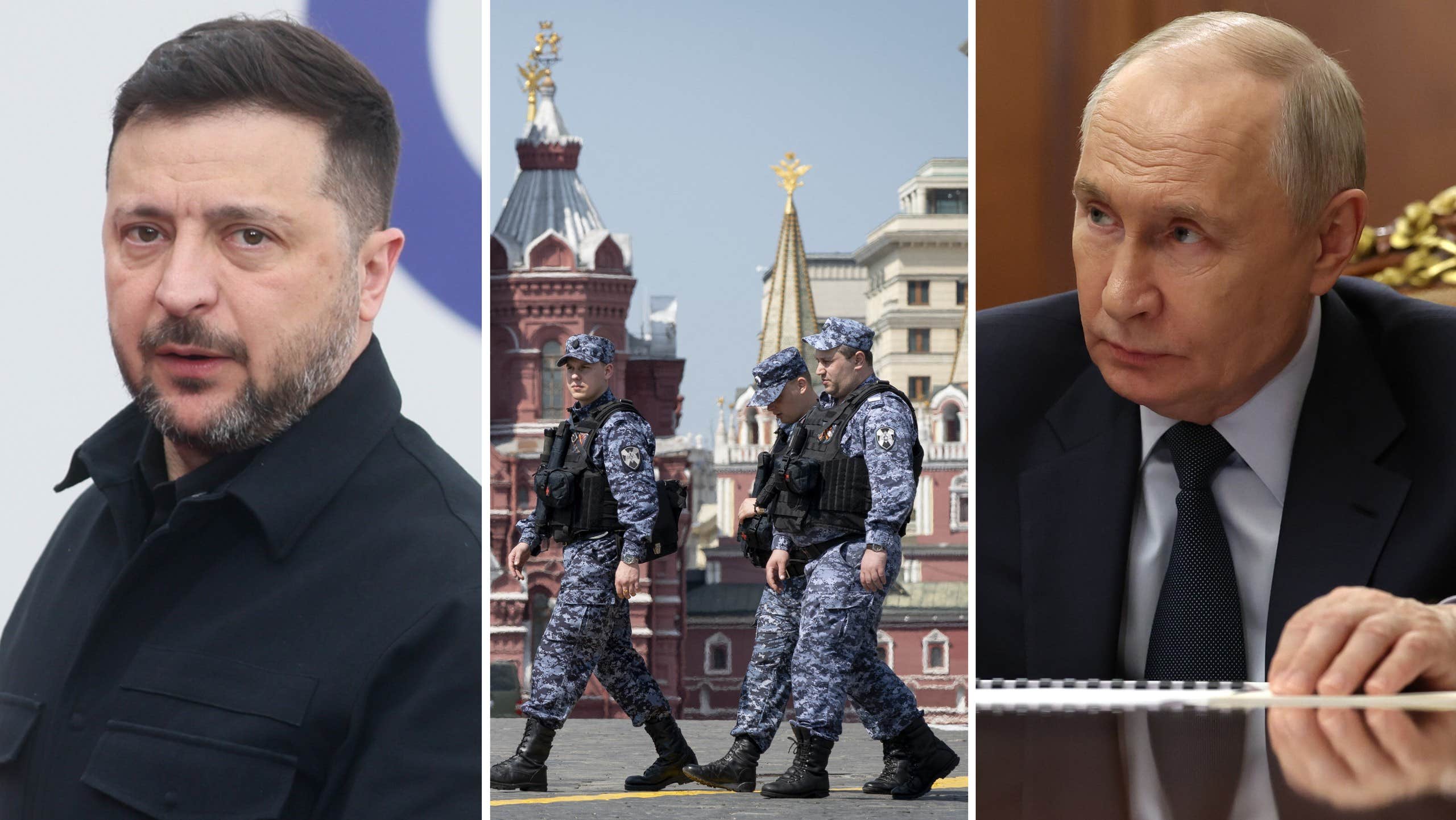 Slår tillbaka mot Putins hot på skrytdagen