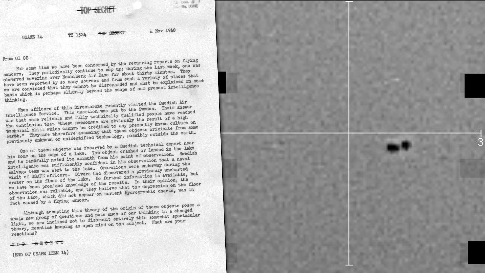 Mystiska ufo-händelsen i Sverige: ”Olöst gåta”