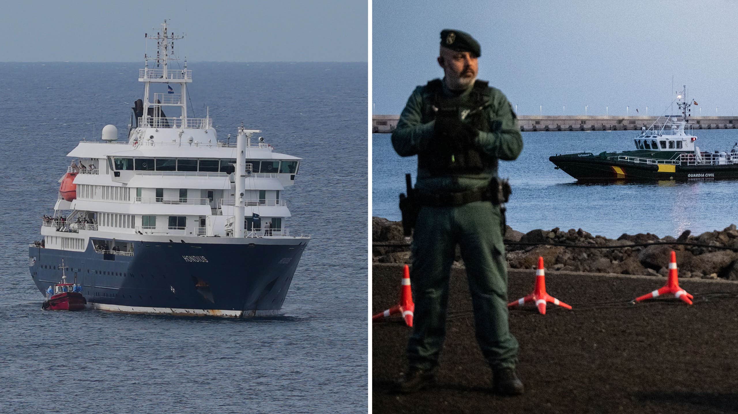 Virusfartyget tas i land – under strikta förhållanden