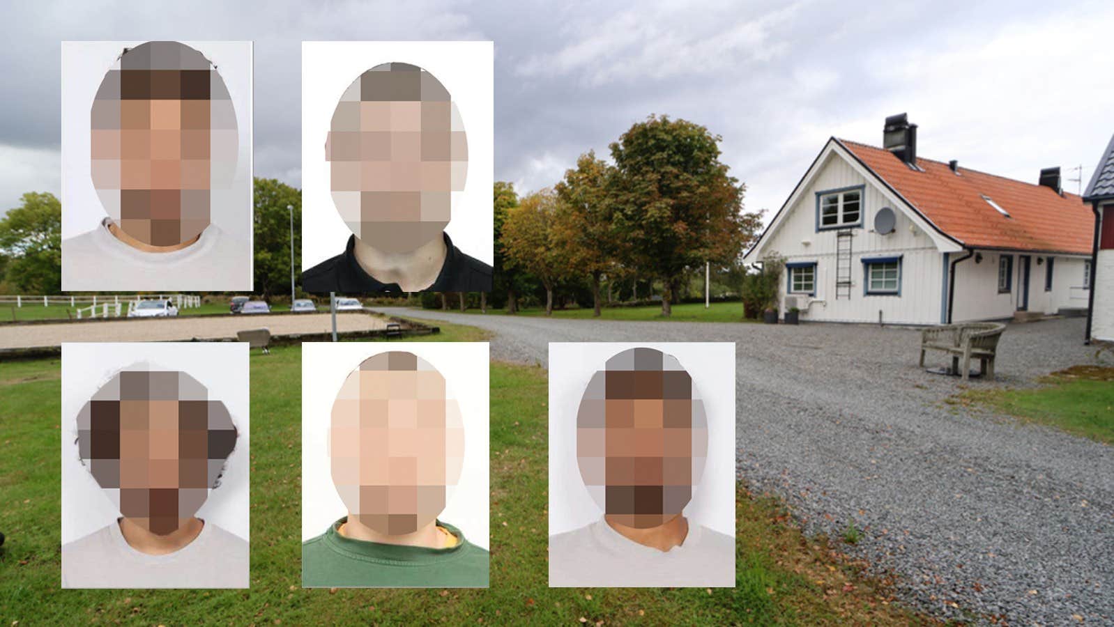 Gängmännen tog sig in via stege – våldtog flickor