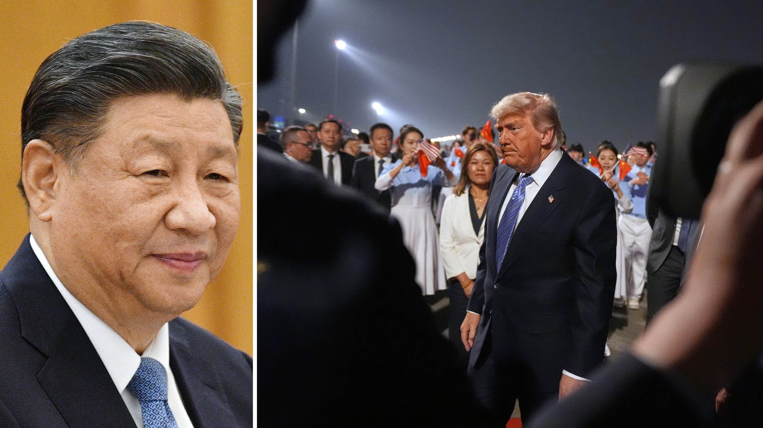 Xis maktdrag mot Trump – på flygplatsen • ”Är aldrig en slump”