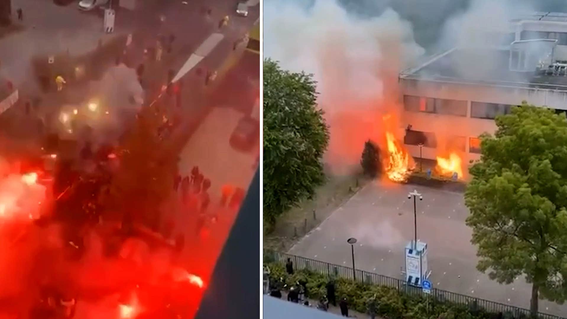 Kaoset i Nederländerna: Eld och protester vid asylboende