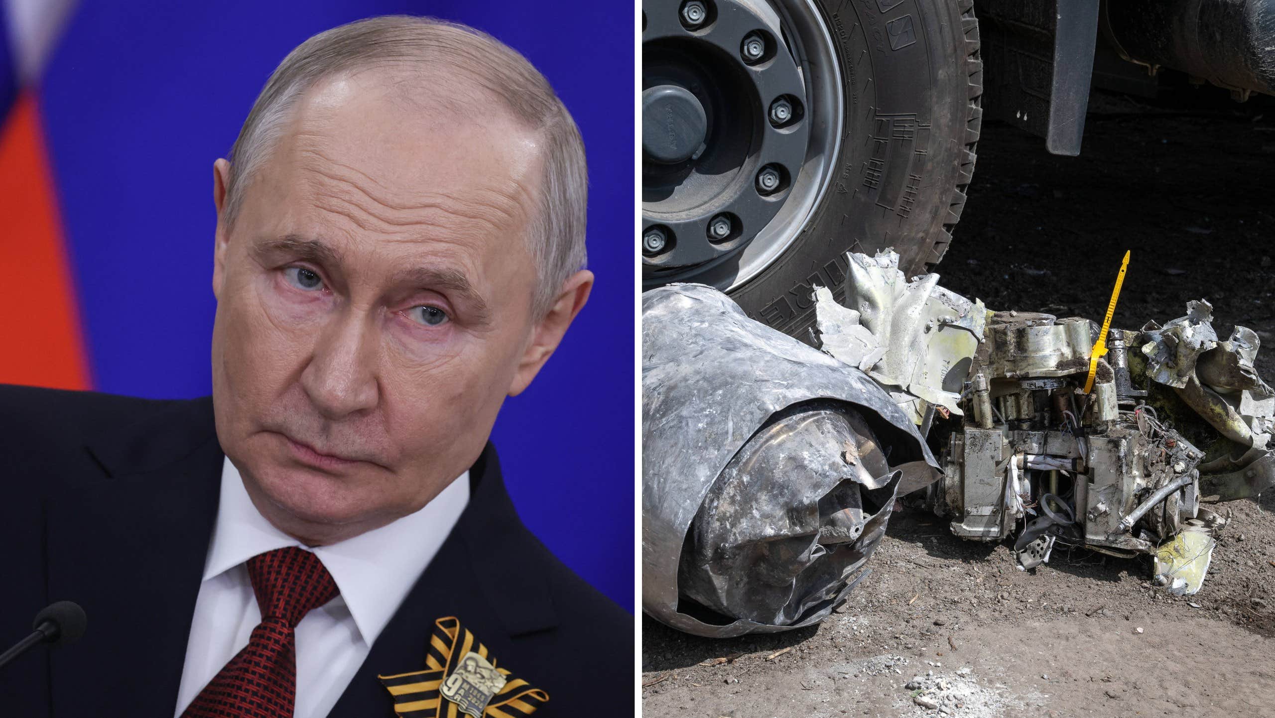 Ukraina: Ryska robotar innehåller delar från väst