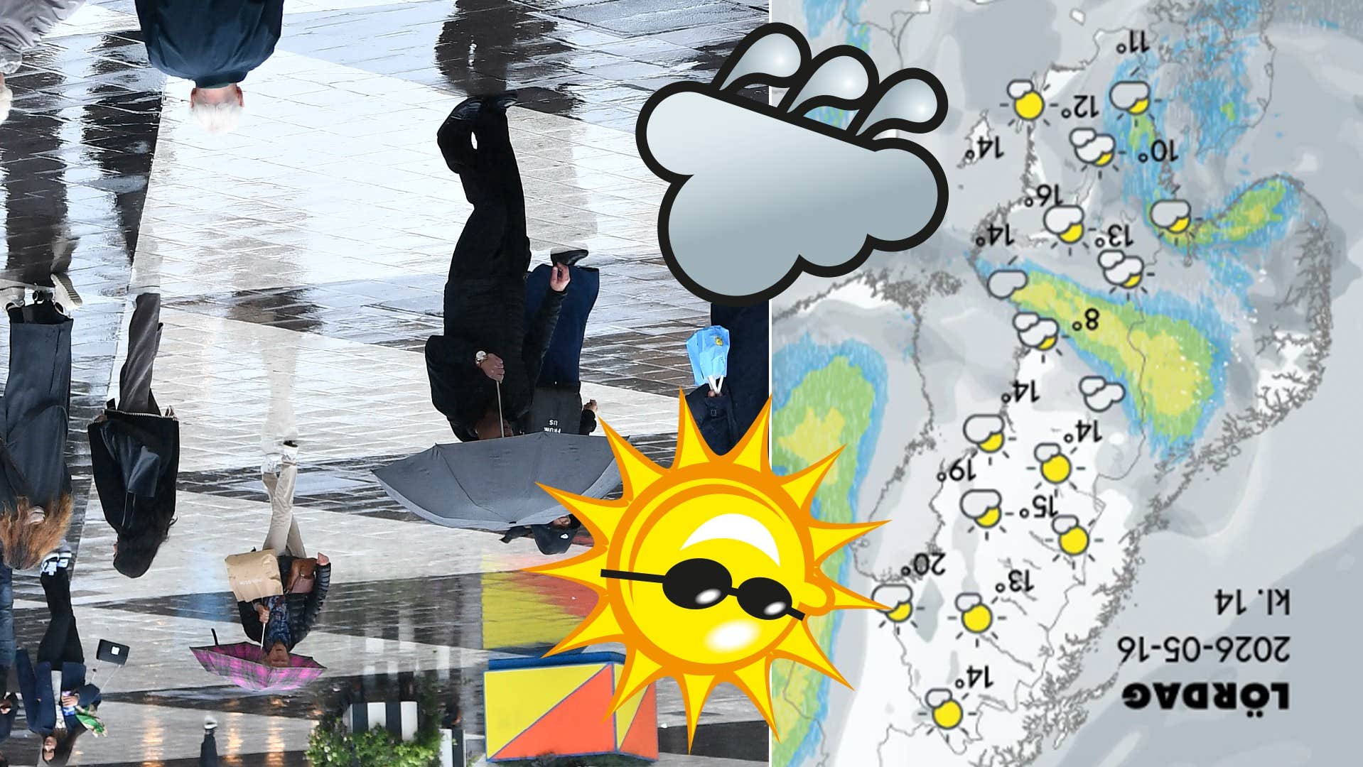 Varmt i norr – Haparanda slår Stockholm med tio grader