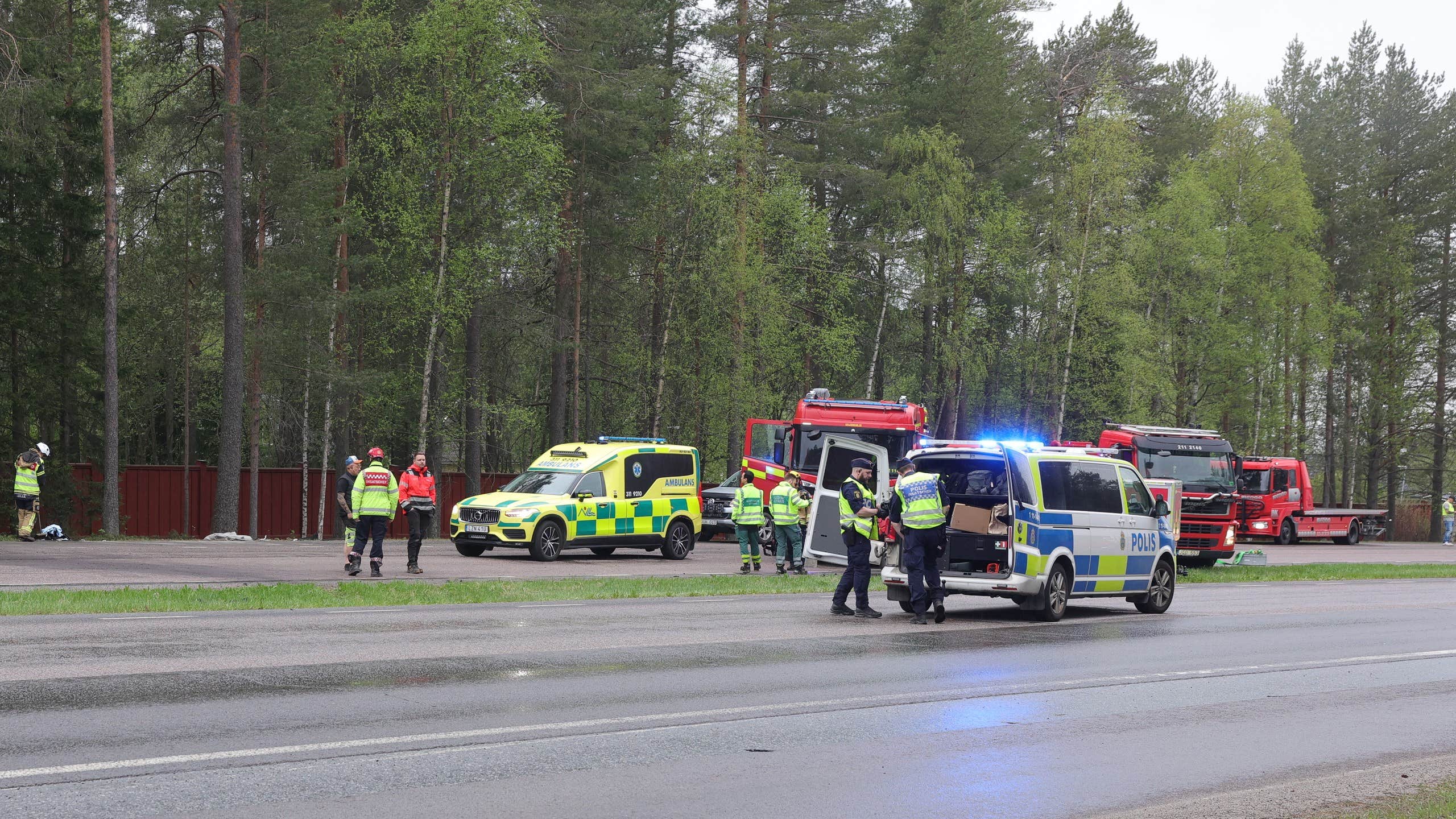 Allvarlig frontalkrock i Luleå – två till sjukhus