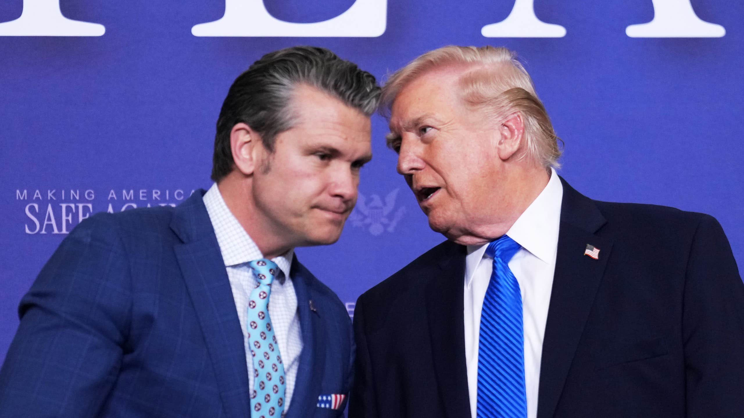 Hegseth tvärvändning – efter Trumps fråga