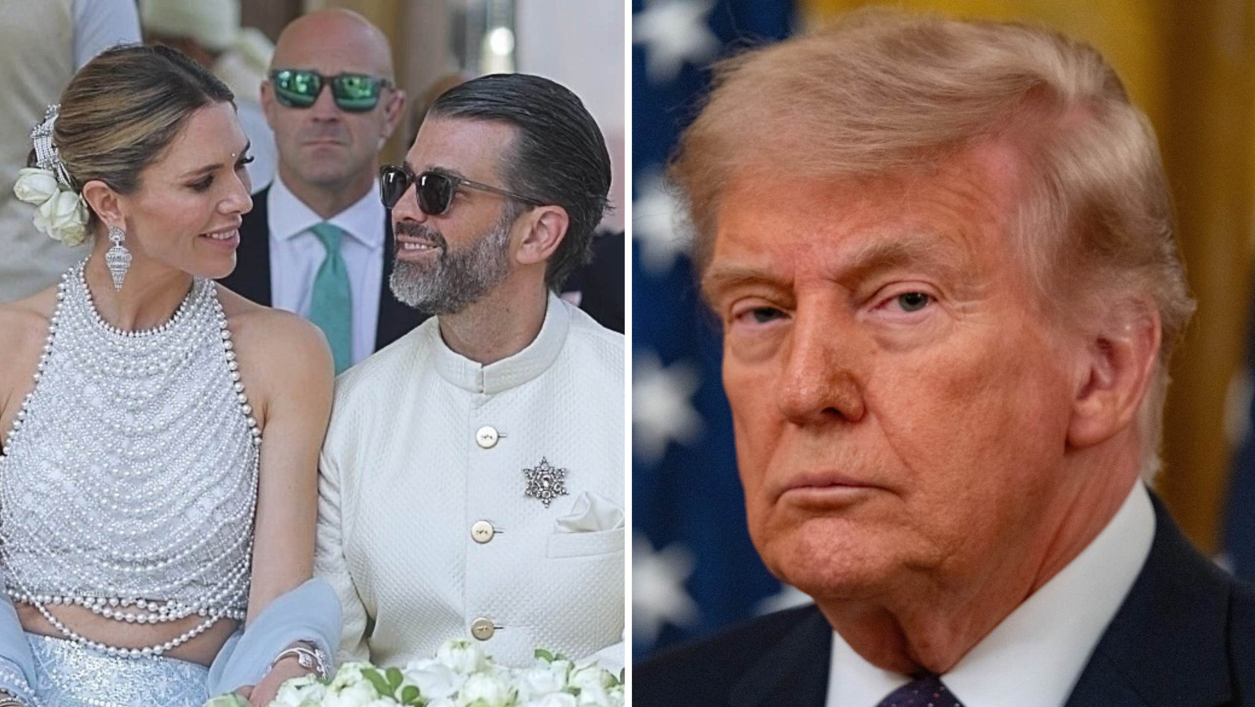 Därför missar Trump sonens bröllopsfest • Kryptiska orden: ”Omständigheter”